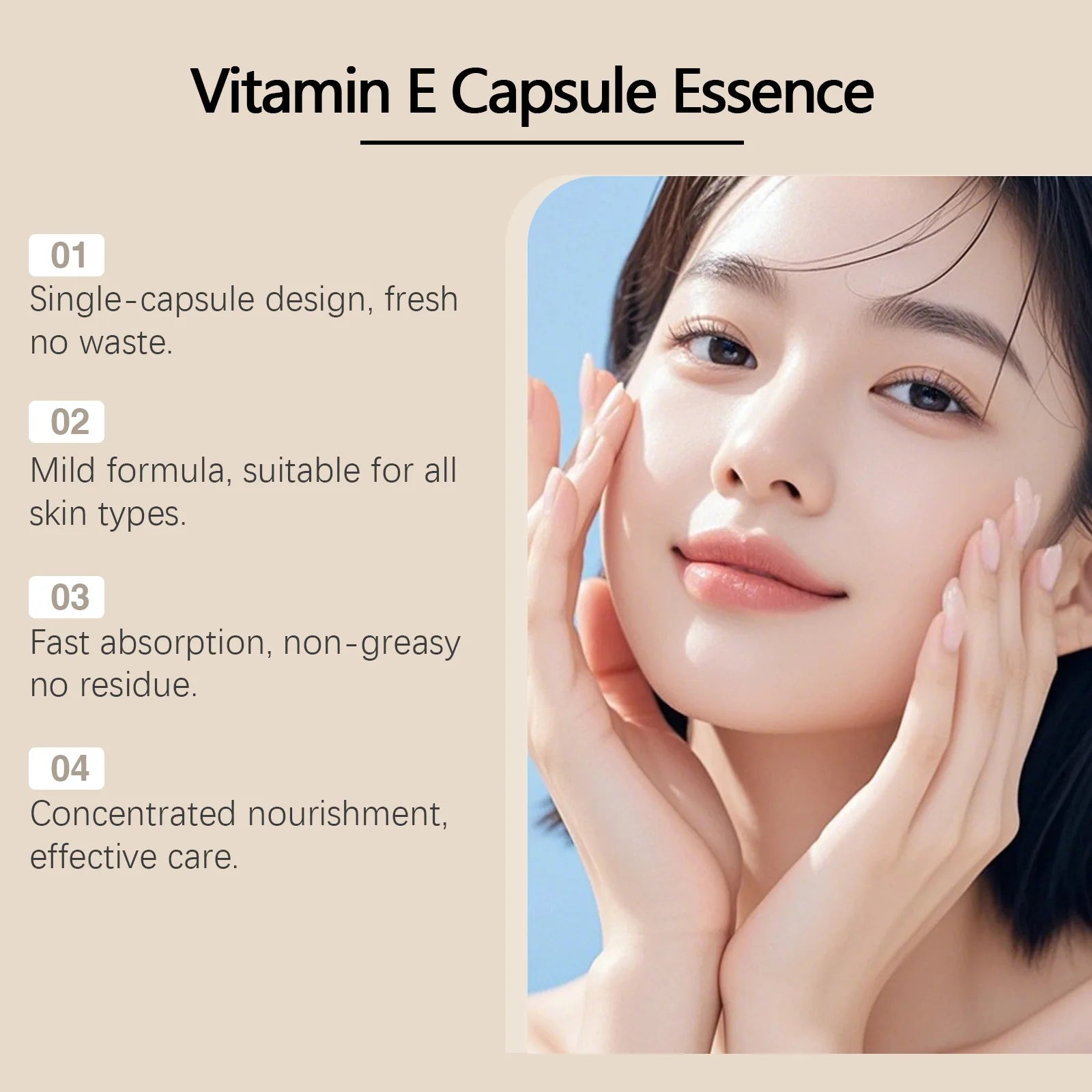 Oriva Luminous Glow: Pure Vitamin E Antioxidant Capsules