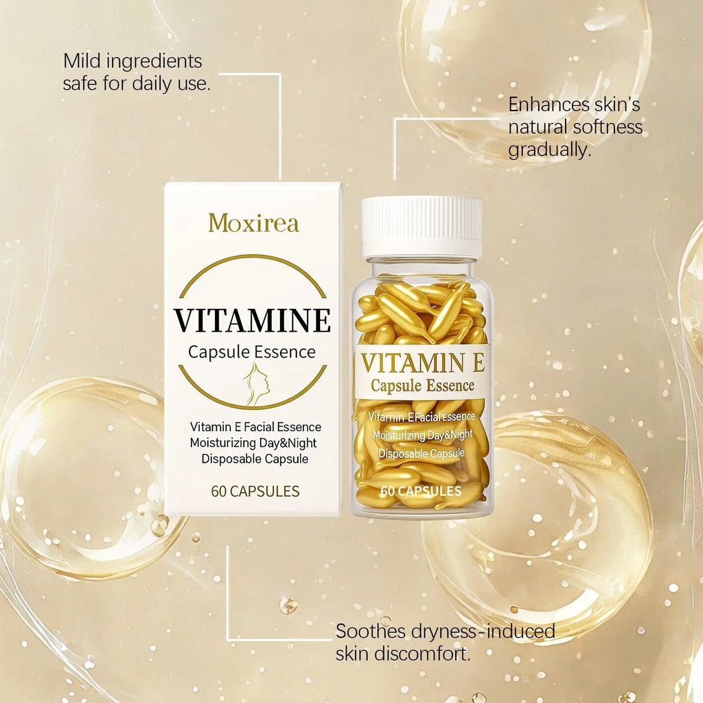 Oriva Luminous Glow: Pure Vitamin E Antioxidant Capsules