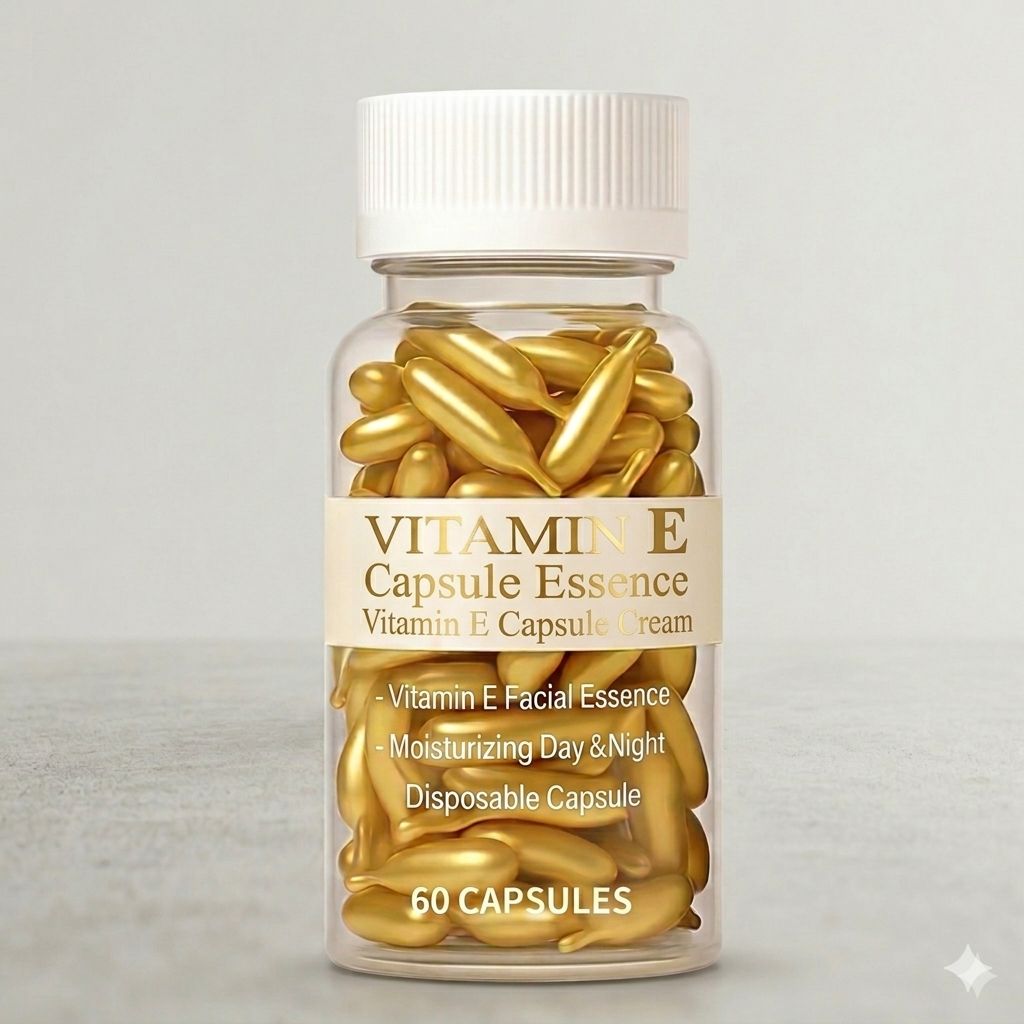 Oriva Luminous Glow Vitamin E Capsules for Radiant Skin and Anti-aging Support